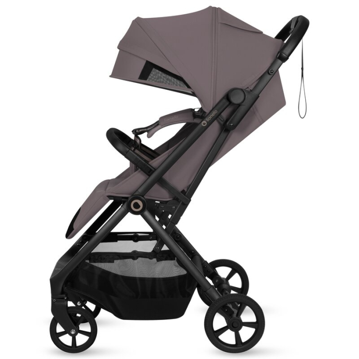 Carucior sport, Lionelo, Tansi, Pliere automata, Ultracompact, Manevrare cu o mana, Roti cu tehnologie GravelTech, Spatar si suport picioare reglabile, 6-48 luni, Sustine 22 kg, Bej Taupe [6]