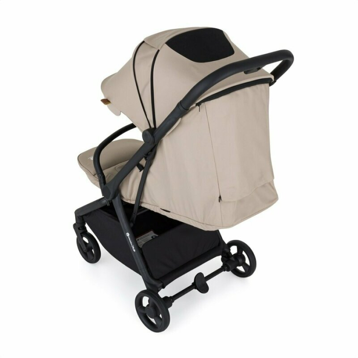 Carucior sport, Petite&Mars, Flip, Pliere compacta cu o mana, Spatar reglabil pana la pozitie de somn, Suport picioare reglabil, Copertina extensibila cu protectie UPF50+, Pana la 22 kg, 0 luni+, Bej [8]
