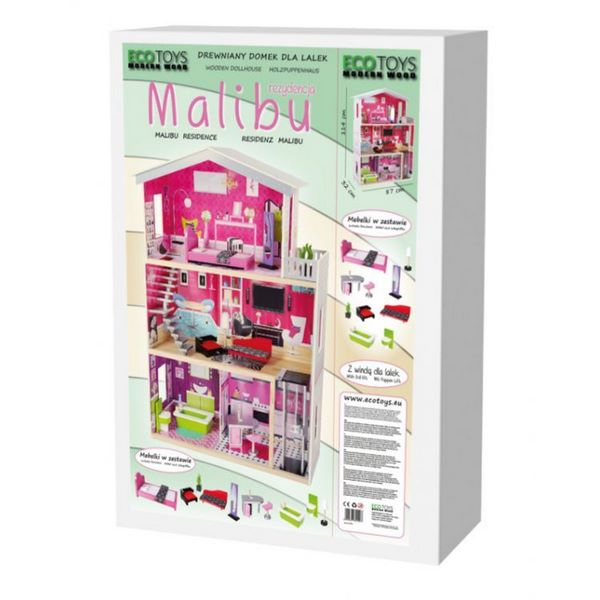 Casuta de basm Malibu Ecotoys 4118 [8]
