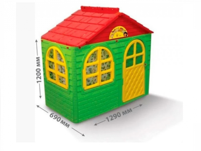 Casuta de joaca MyKids 02550/13 Green/Red - Small [1]