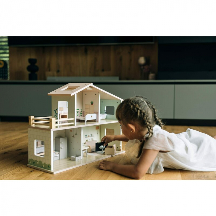 Casuta de papusi Free2Play din lemn 52 x 19,5 x 40 cm Multicolor [10]