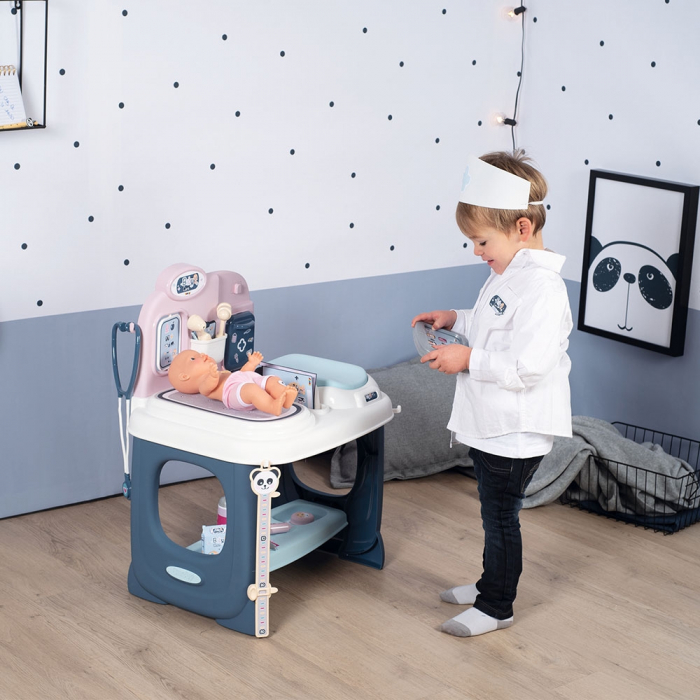 Centru de ingrijire pentru papusi Smoby Baby Care Center cu papusa si accesorii [18]