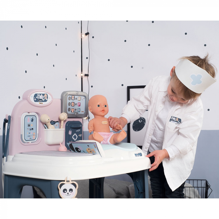 Centru de ingrijire pentru papusi Smoby Baby Care Center cu papusa si accesorii [16]