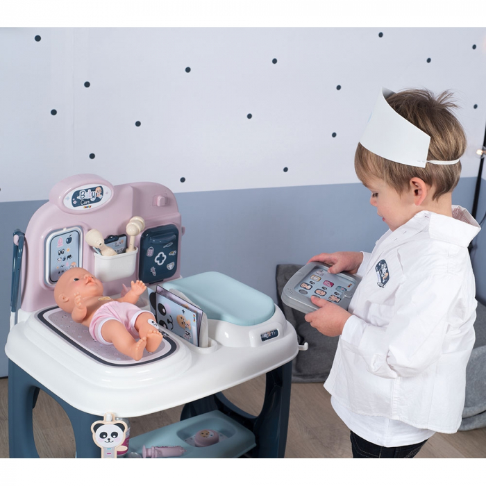 Centru de ingrijire pentru papusi Smoby Baby Care Center cu papusa si accesorii [17]