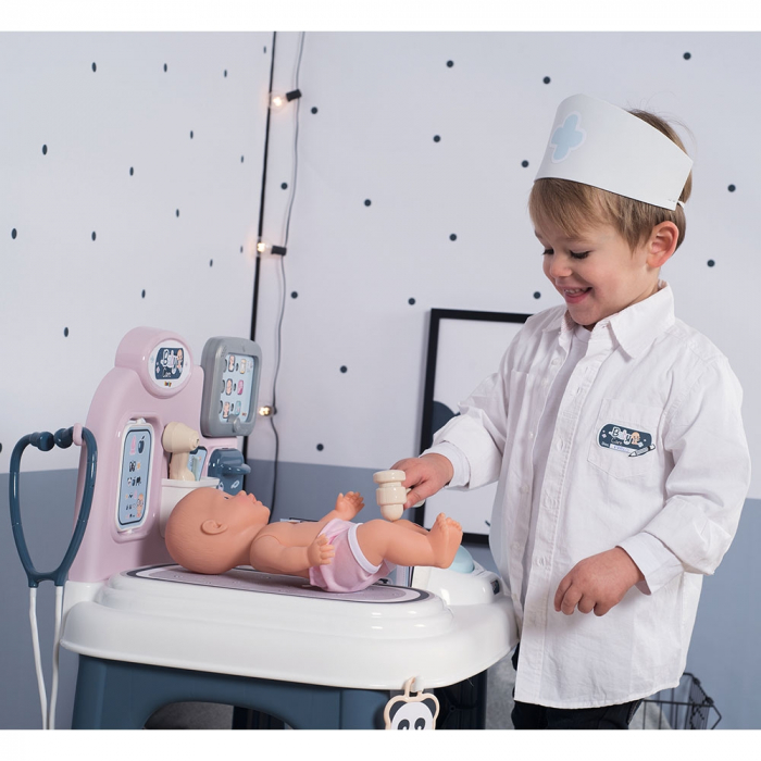 Centru de ingrijire pentru papusi Smoby Baby Care Center cu papusa si accesorii [14]