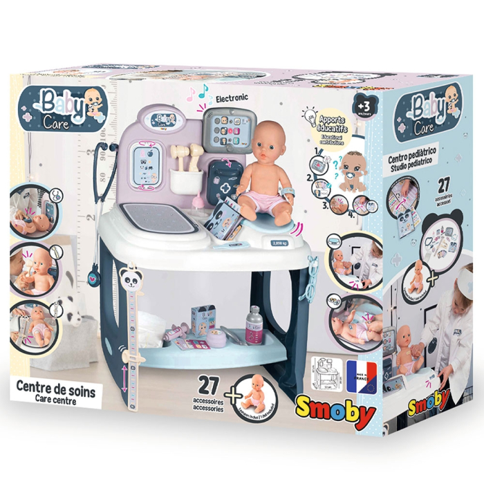 Centru de ingrijire pentru papusi Smoby Baby Care Center cu papusa si accesorii [26]