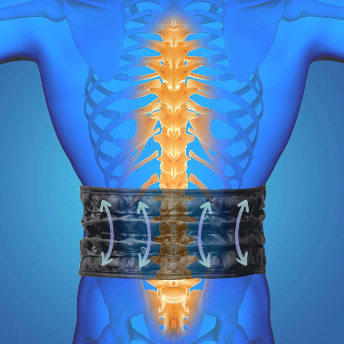 Centura decompresie lombara inSPORTline [7]