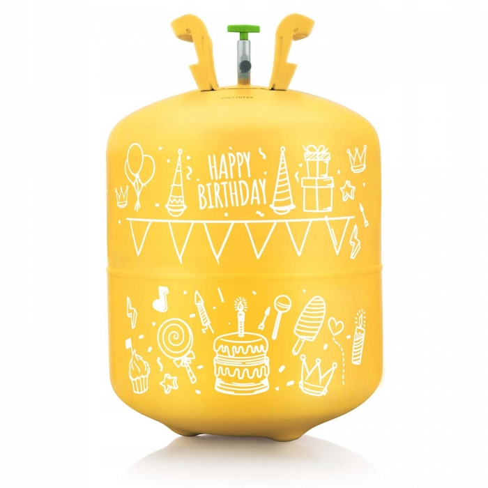 Cilindru cu heliu 0.42 m3 cu 50 de baloane si 60m panglica Ricokids 799100  [2]