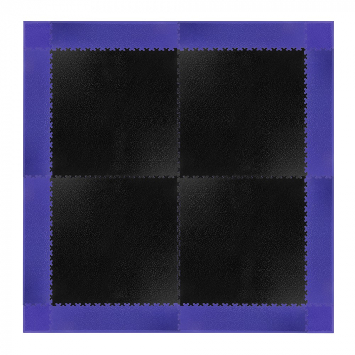 Colt covor de protectie puzzle inSPORTline Simple Albastru - 4 bucati [14]