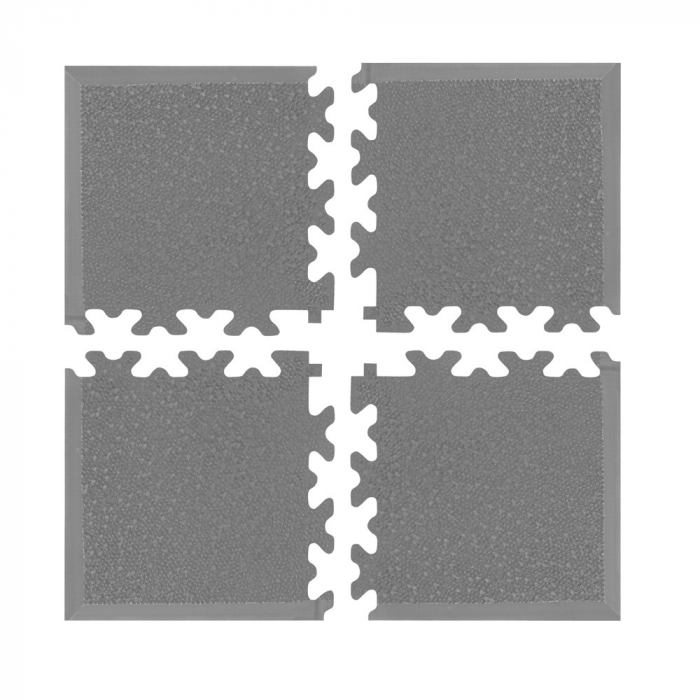 Colt covor de protectie puzzle inSPORTline Simple Gray - 4 bucati [2]