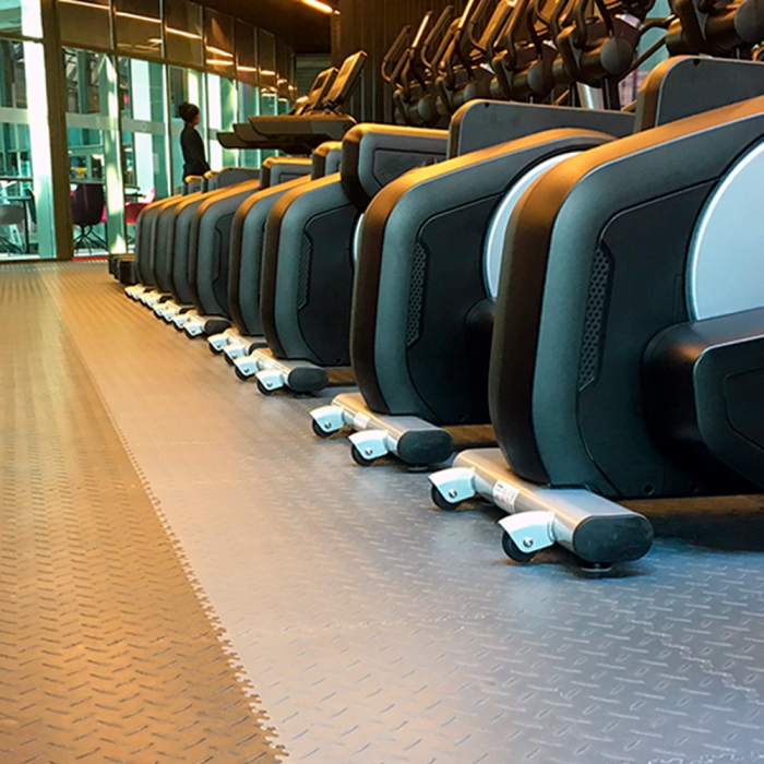 Colt covor de protectie puzzle inSPORTline Simple Gray - 4 bucati [9]