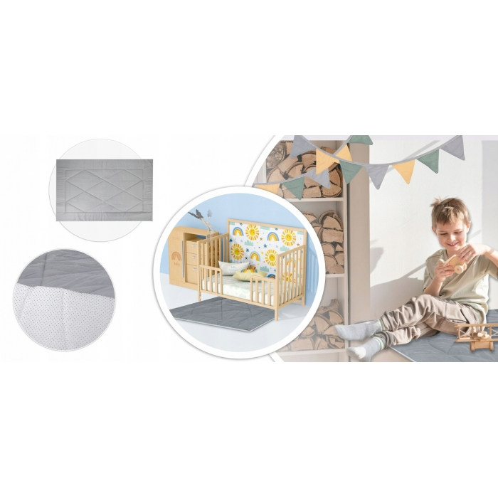 Cort de joaca pentru copii cu ghirlanda si 3 pernite Nukido 116 x 116 x 165 cm - Verde [6]