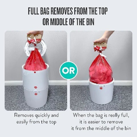 Cos Ermetic pentru Scutece Murdare Alb Nappy Twist'R Prince Lionheart [6]