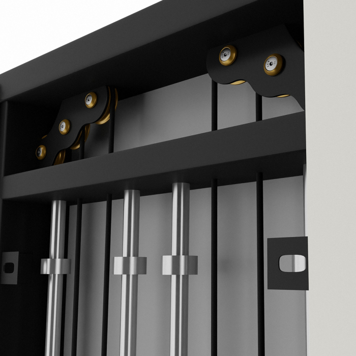 Crossover Dublu HMS BS302 pentru Perete + Stiva Greutati [16]