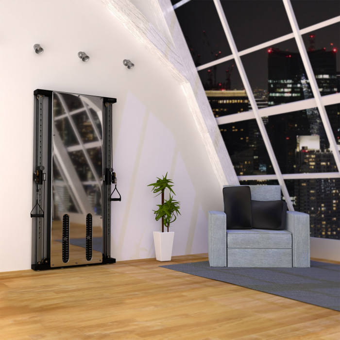 Crossover Dublu HMS BS302 pentru Perete + Stiva Greutati [4]