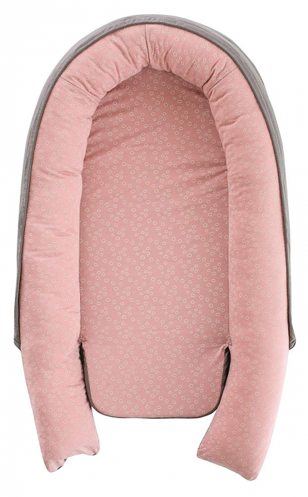 Cuib pentru bebelusi Circles Rose 80x40x10 - Traeumeland [4]
