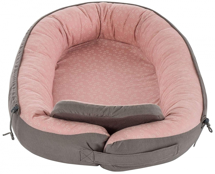 Cuib pentru bebelusi Circles Rose 80x40x10 - Traeumeland [2]