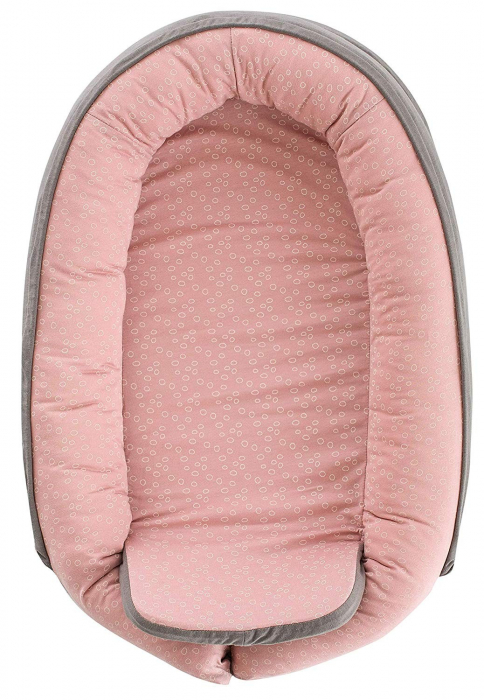 Cuib pentru bebelusi Circles Rose 80x40x10 - Traeumeland [6]