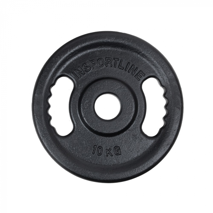 Disc Greutate fier inSPORTline Castblack OL 10kg/50mm [1]