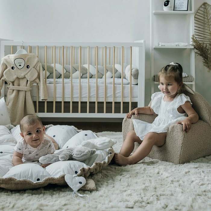 Fotoliu din burete, Bubaba, Cozy Teddy, pentru copii, 9 luni-5 ani, Brown [8]