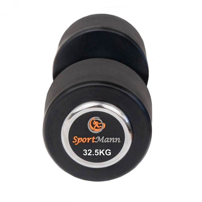 Gantera cauciucata Sportmann Deluxe 32.5 kg [2]