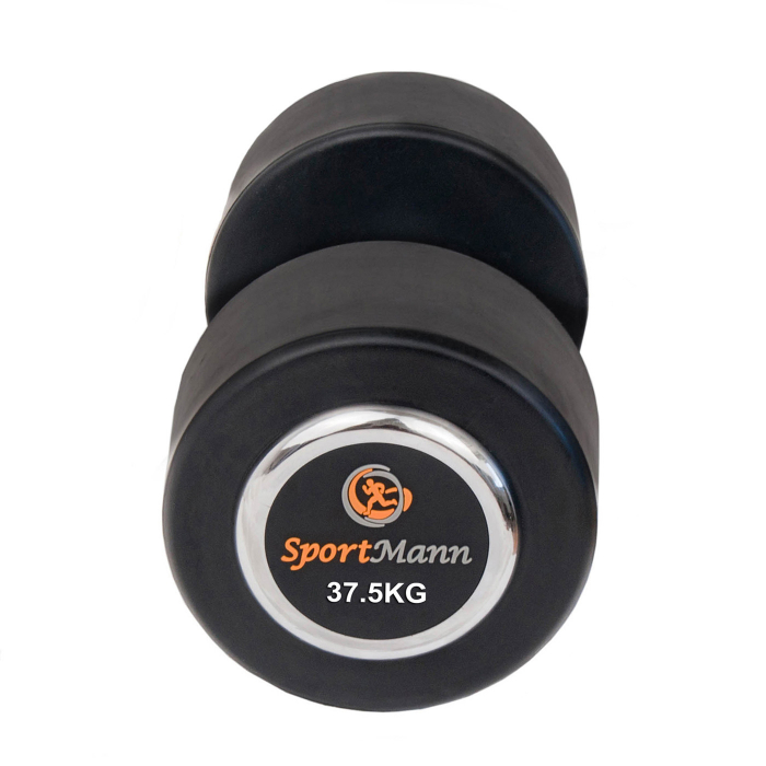 Gantera cauciucata Sportmann Deluxe 37.5 kg [3]