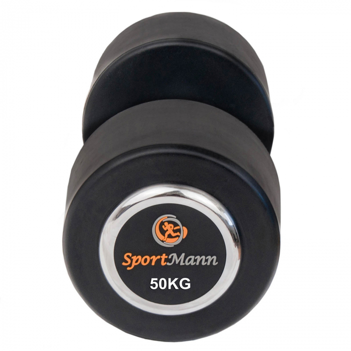 Gantera cauciucata Sportmann Deluxe 50 kg [2]
