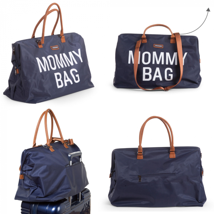 Geanta de infasat Childhome Mommy Bag Bleumarin [2]