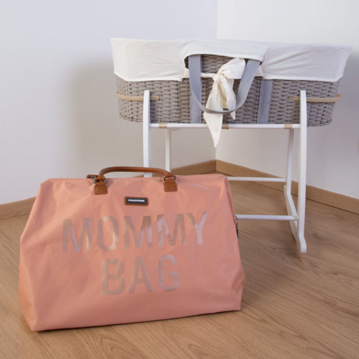 Geanta de infasat Childhome Mommy Bag Roz [6]
