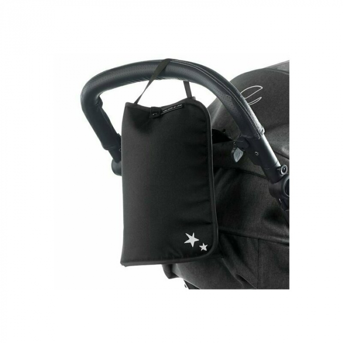 Geanta pentru mamici Jane cu 2 buzunare exterioare cu multiple compartimente cu saltea de infasat inclusa 44 x 34 cm Sesame [6]