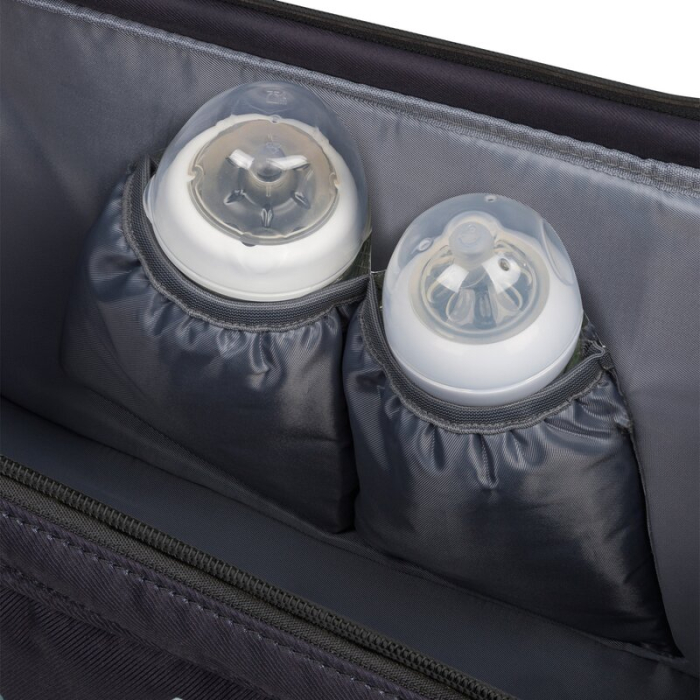 Geanta pentru mamici, Lionelo, Ida, Golden Moments, Editie limitata, cu multiple compartimente, Negru [11]