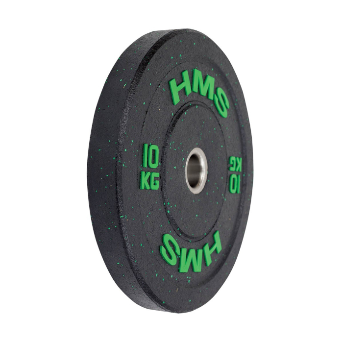 Greutate Bumper Plate 10 kg/51 mm HMS HTBR10-verde [2]