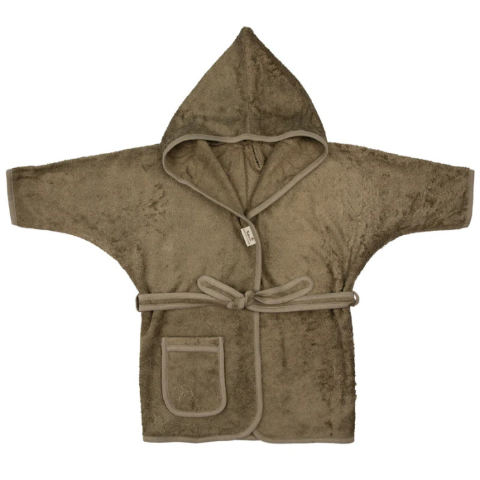 Halat de Baie Frotir din Bambus pentru Copii 4-6 ani Jungle Green [3]