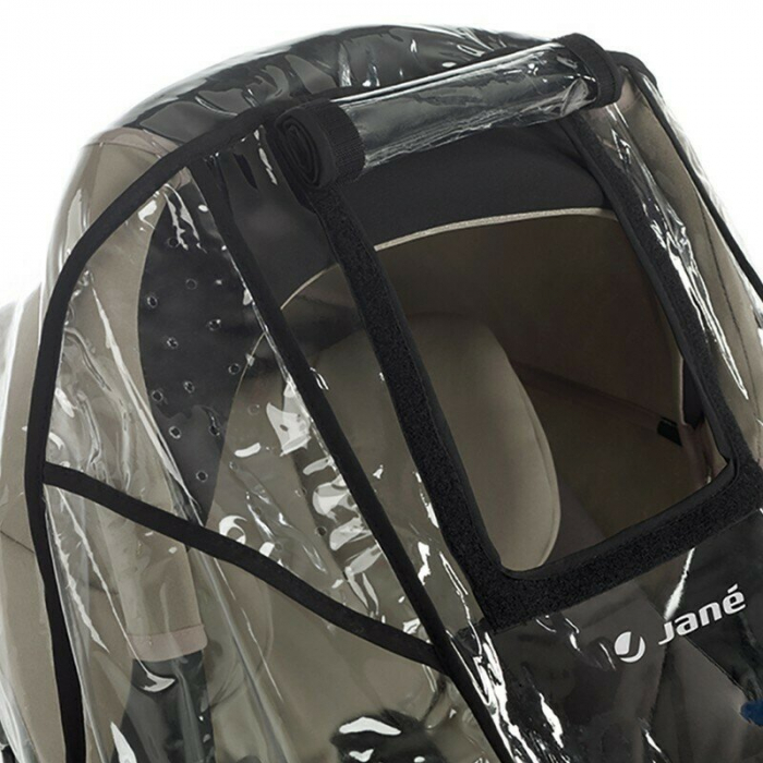 Husa de ploaie pentru carucior sport Jane cu fereastra generoasa Din folie de inalta densitate Transparenta [4]