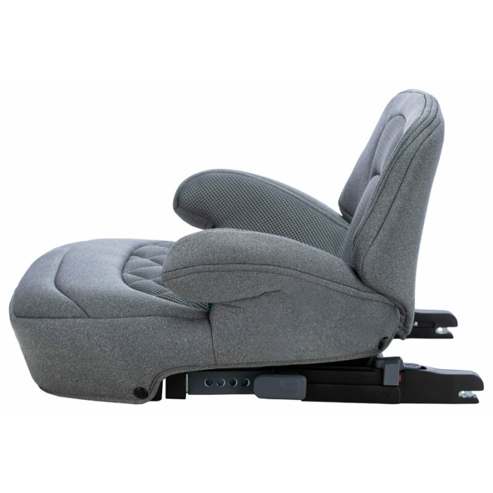 Inaltator auto, FreeOn, Cosmo Plus I-Size, cu isofix, cu spatar inaltat si cotiere, Potrivit pentru copiii intre 125 si 150 cm sau intre 25 si 36 Kg, gri [9]