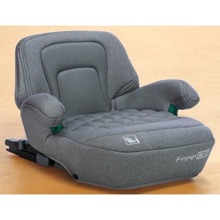 Inaltator auto, FreeOn, Cosmo Plus I-Size, cu isofix, cu spatar inaltat si cotiere, Potrivit pentru copiii intre 125 si 150 cm sau intre 25 si 36 Kg, gri [2]