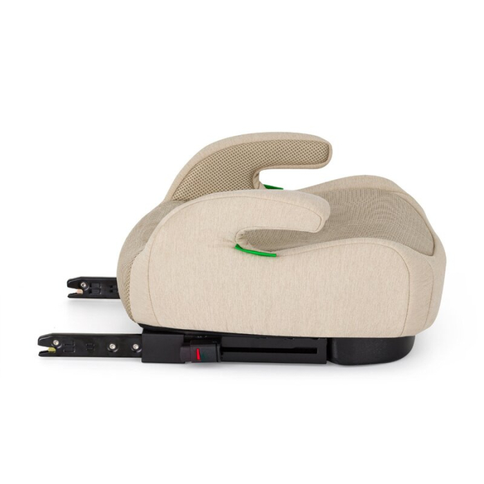 Inaltator auto, Petite&Mars, Optimus Pro, I-size, 125- 150 cm, 22-36 kg, Cu isofix, Forma ergonomica, Husa detasabila, Bej [5]