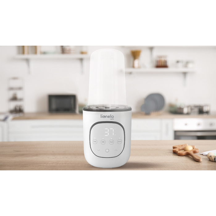 Incalzitor biberoane, Lionelo, ThermUp 2.0, 5 in 1, Sterilizare, Dezghetare, Incalzire rapida, 200 W, Fara BPA, Alb [20]