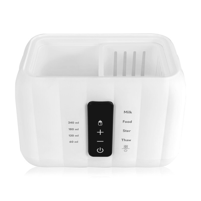 Incalzitor biberoane, Lionelo, ThermUp Duo, 6 moduri de operare pentru 2 biberoane simultan, fara BPA, Alb [5]