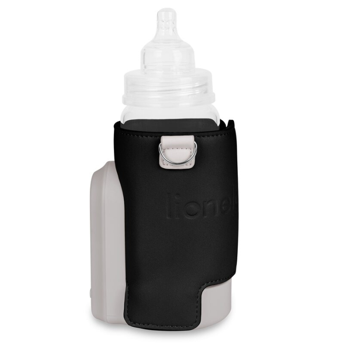Incalzitor biberoane, Lionelo, ThermUp Go Evo, Portabil, Cu 5 niveluri de incalzire, Cu buton Safety Control, Mentinere caldura pana la 9h, Incarcare USB, Negru [4]
