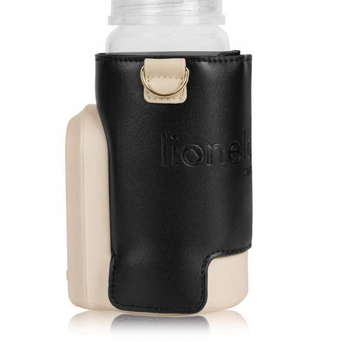 Incalzitor biberoane Lionelo ThermUp Go Evo Portabil cu 5 niveluri de incalzire Negru/Auriu [3]
