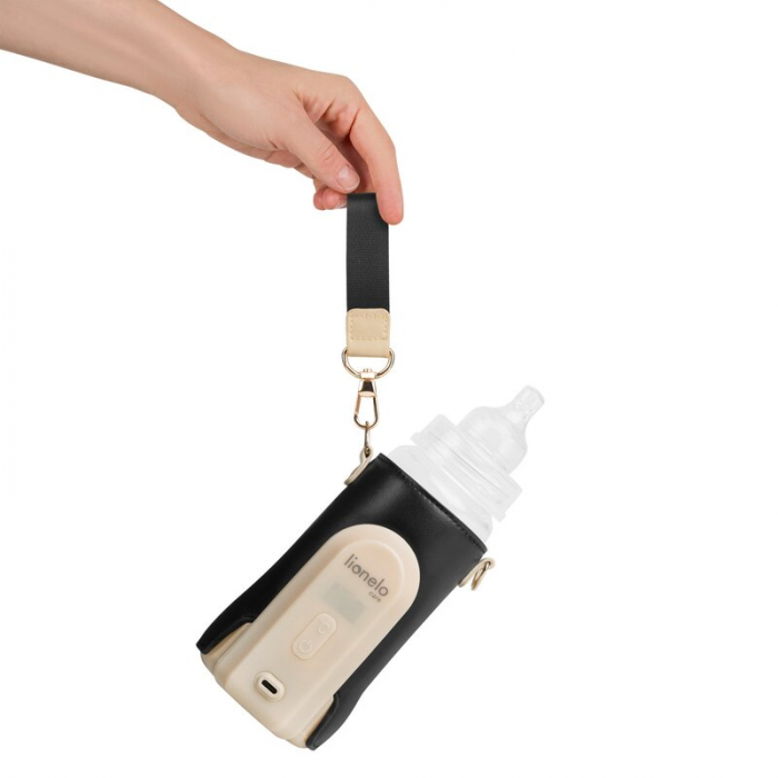 Incalzitor biberoane Lionelo ThermUp Go Evo Portabil cu 5 niveluri de incalzire Negru/Auriu [5]