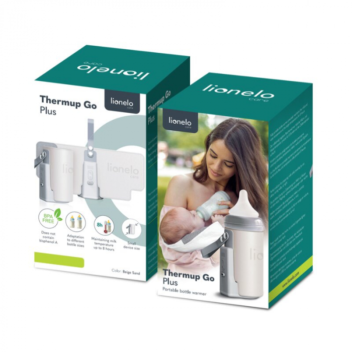 Incalzitor biberoane Lionelo ThermUp Go Plus portabil bej [24]