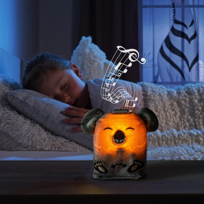 Jucarie din plus pentru somn Sleepy Koala, cu lumina de veghe si muzica pentru bebelusi, 0+ luni, Reer 52451 [6]