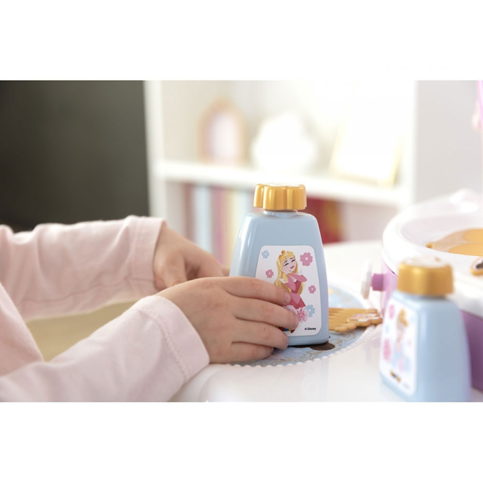 Jucarie Smoby Masuta de machiaj Disney Princess 2 in 1 roz cu accesorii [7]