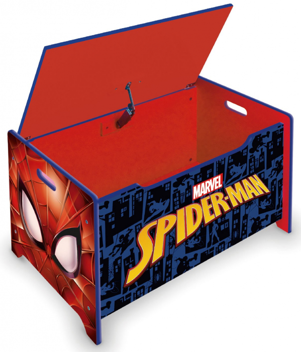 Ladita din lemn pentru depozitare jucarii Spiderman - Arditex [2]