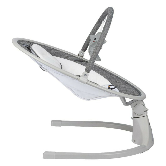 Leagan balansoar, FreeOn, Elite, cu 12 melodii, 5 viteze de balansare si 3 pozitii de reglare a spatarului, Grey [5]