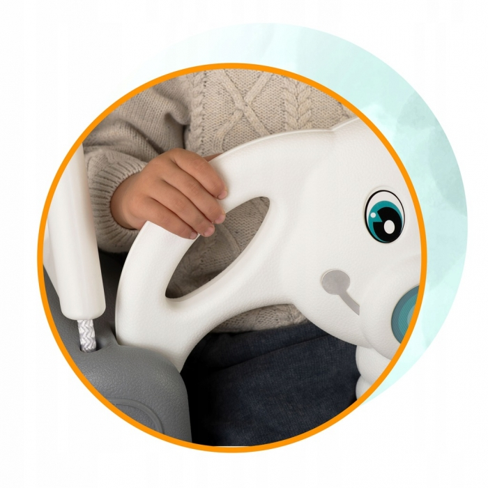 Leagan de gradina Ricokids Elefant 770200 - Gri cu alb [3]
