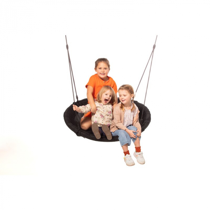 Leagan Dice Tip cuib diametru 100 cm pana la 150 kg Black [2]