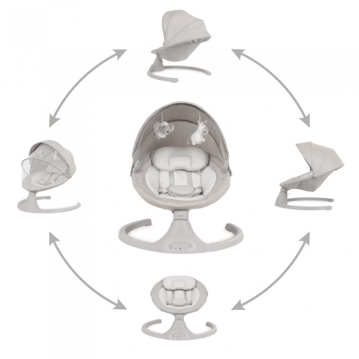 Leagan electric 2 in 1 Kidwell Luxi - Light Melange [4]